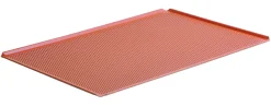 SCHNEIDER Lochblech 400 x 600 mm, Aluminium mit roter Silikonbeschichtung