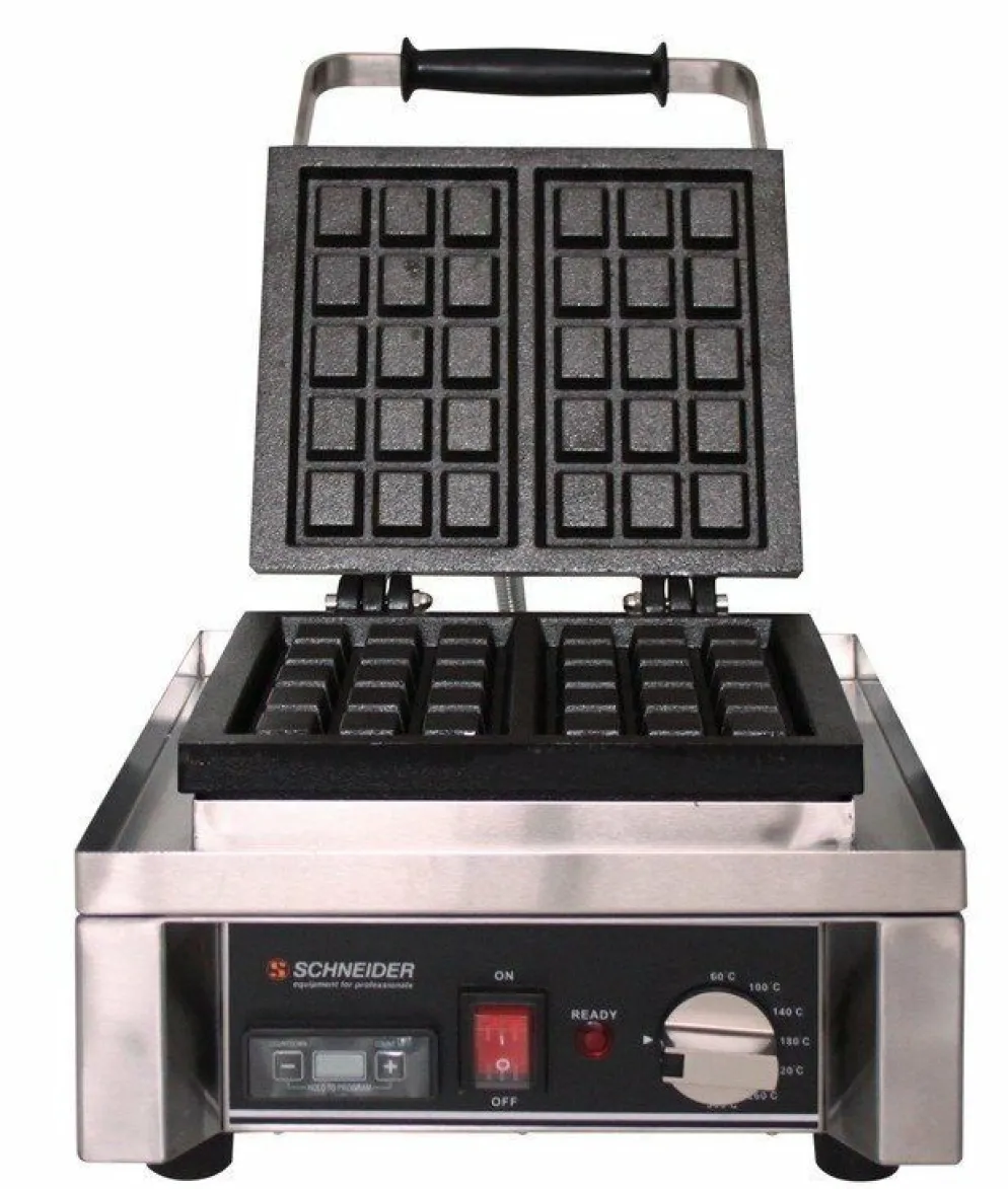 Schneider Waffeleisen BELGIEN für Brüsseler Waffel, mit Timer