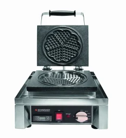 SCHNEIDER Waffel-Eisen mit Timer "Herz 5", 420x300x295 mm, 1600 W