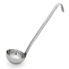 Schöpfkelle KITCHEN TOOL 2085, kurzer Hakenstiel, Ø 6,5 cm, 21 cm, Chromnickelstahl