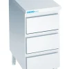 Schubladenblock mit 3 Schubladen, mit Aufkantung, 400x600x850/900mm