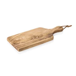 Servierbrett PURE OLIVE, mit Griff, 27 x 13 cm, Olivenholz
