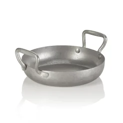 Servierpfanne STEEL & STYLE HERITAGE, Ø 22 cm, 1 Liter, Höhe 5 cm, Chromnickelstahl 18/8