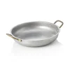 Servierpfanne STEEL & STYLE VINTAGE, mit 2 Messinggriffen, Ø 23 cm, 1 Liter, Chromnickelstahl