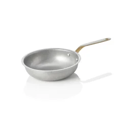 Servierpfanne STEEL & STYLE VINTAGE, mit Messinggriff, Ø 16 cm, 390 ml, Chromnickelstahl