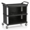 Servierwagen mit 3 Borden, 103,5 x 50,5 x 95,5 cm, Polypropylen/Aluminium
