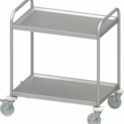 Servierwagen "PRO" mit zwei Böden 800x500x950 mm, verschweißt