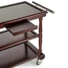Servierwagen, 90 x 50 x 79, furniert und lackiert, Birkenholz, MDF