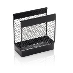Serviettenhalter, 13,5 x 6,5 x 14 cm, schwarz, Metall