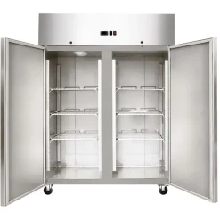 Skyrainbow Edelstahl Umluft-Tiefkühlschrank GN2/1 1333 Liter