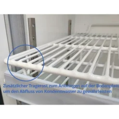 Skyrainbow Getränkekühlschrank 305 Liter mit Display, Glastür