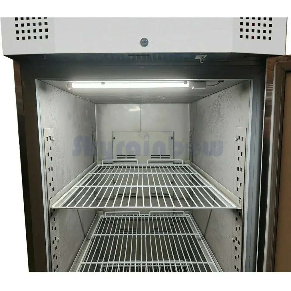 Skyrainbow Speiseeis-Lagertiefkühlschrank Edelstahl 733 Liter, 54x5L