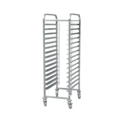 Skyrainbow Tablettwagen GN 1/1, 15 Einschübe, Edelstahl
