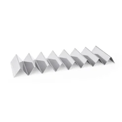 Snackpresenter mit 7 Ablagen, 57 x 17 x 4,5 cm, Chromnickelstahl