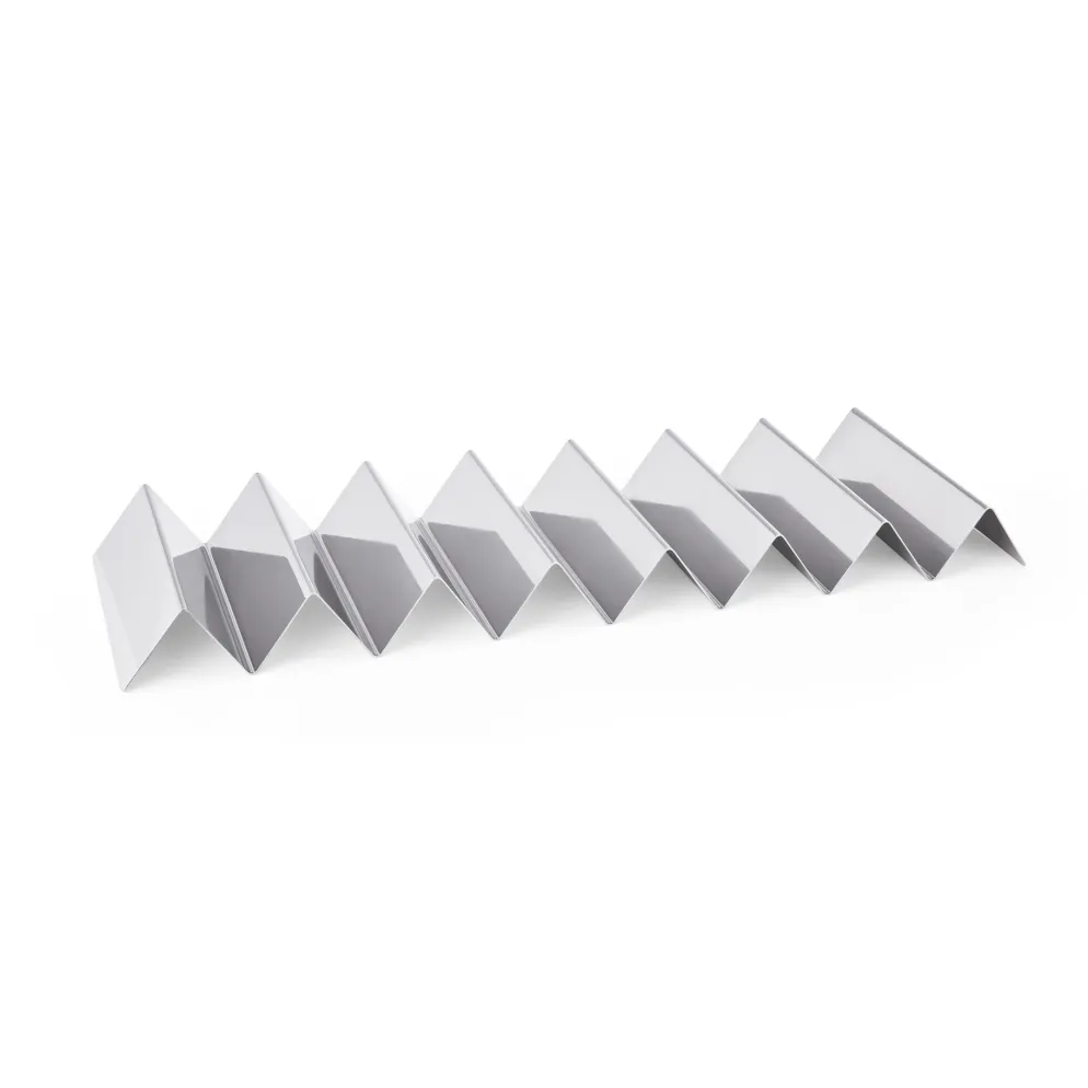 Snackpresenter mit 7 Ablagen, 57 x 17 x 4,5 cm, Chromnickelstahl