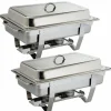 SONDERANGEBOT 2x Milan Chafing-Dish mit 72 x Brennpaste