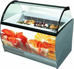 Speiseeisvitrine ISABELLA LX 13, statische Kühlung, Breite 1647mm