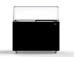 Speise-Eisvitrine Java schwarz 8x 5 L Behälter
