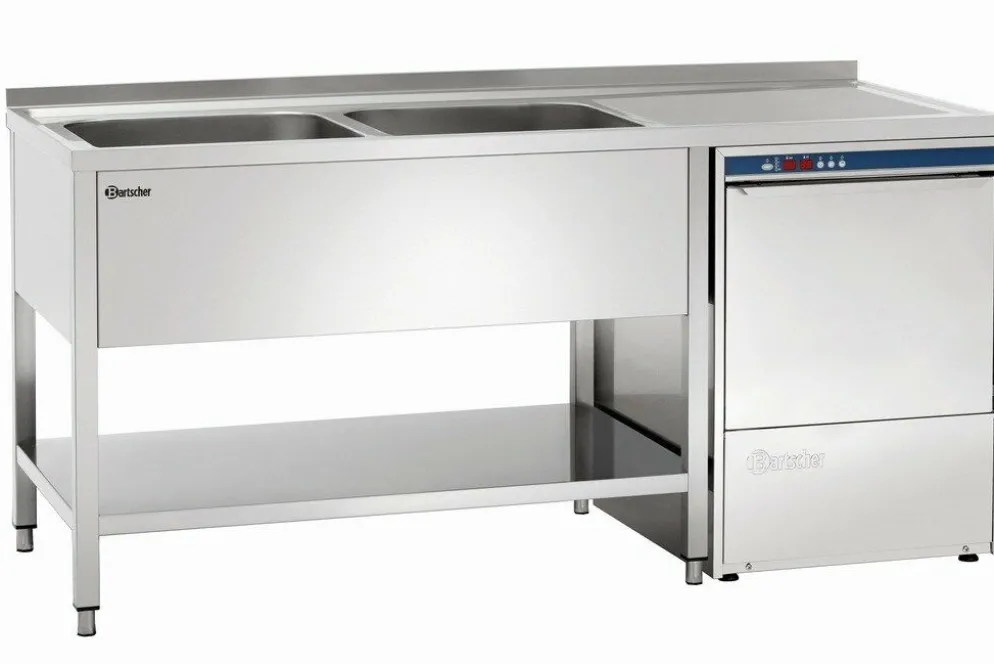 Spülcenter 700, B1800 2 Becken LI,1800x700x850 mm