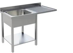 Spülcenter 1 Becken links Breite 120cm