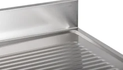 Spülschrank mit Schiebetüren B 120cm - Becken links