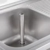Spülschrank mit Schiebetüren B 120cm - Becken rechts