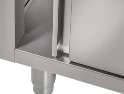 Spülschrank mit Schiebetüren B 120cm - Becken rechts