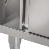 Spülschrank mit Schiebetüren B 140cm - Becken rechts