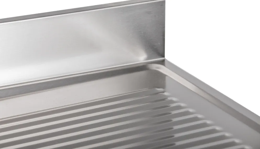Spülschrank mit Schiebetüren B 140cm - Becken rechts