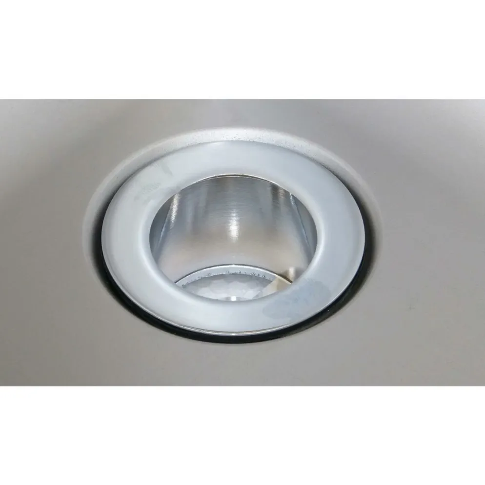 Spültisch, Breite 1600 mm, 2 Becken links, mit Aufkantung