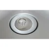 Spültisch, Breite 1000 mm, 1 Becken mittig, mit Aufkantung
