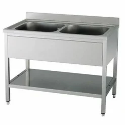 Spültisch mit Aufkantung B 120cm