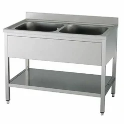 Spültisch mit Aufkantung B 120cm