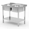 Spültisch mit 2 Becken 1000x600x850 mm Budget Line