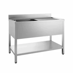 Spültisch 1400 mm, 1 Becken links, 700 mm tief