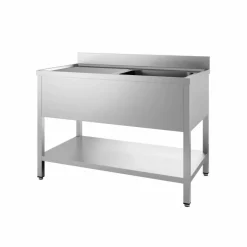 Spültisch 1200 mm, 1 Becken rechts, 700 mm tief