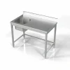 Spültisch 700 Serie, 1 Becken links, 1200x700x850 mm, Edelstahl