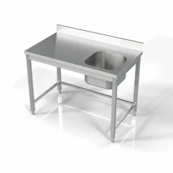 Spültisch 700 Serie, 1 Becken rechts, 1200x700x850 mm, Edelstahl