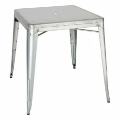 Stahltisch Holli Bistro-S silber, 66,8x76,5cm