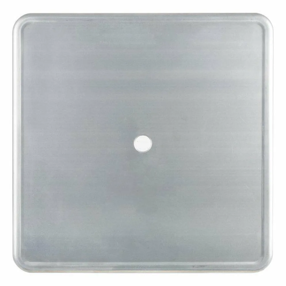 Stahltisch Holli Bistro-S silber, 66,8x76,5cm