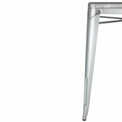 Stahltisch Holli Bistro-S silber, 66,8x76,5cm
