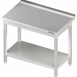 STALGAST Arbeitstisch mit Grundboden und Aufkantung, 1200x700x850 mm, verschweißt