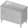 STALGAST Bain-Marie Standgerät, geschlossener Unterbau, 1 Becken für 4x GN1/1