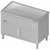 STALGAST Bain-Marie Standgerät, geschlossener Unterbau, 1 Becken für 3x GN1/1