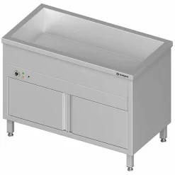 STALGAST Bain-Marie Standgerät, geschlossener Unterbau, 1 Becken für 3x GN1/1