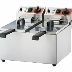 STALGAST Caterina Doppel-Fritteuse 2x 5L, 585x430x265 mm, 2x 3kW, 230 V