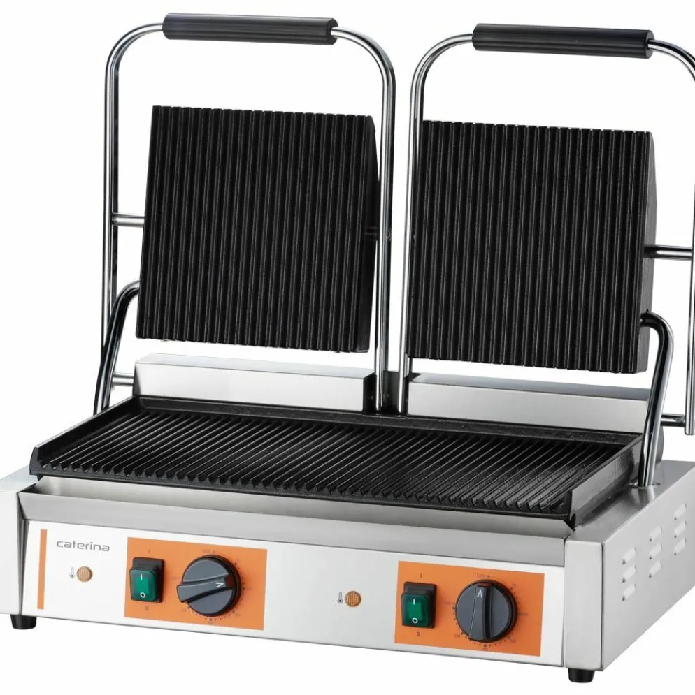 STALGAST Caterina Doppel-Kontaktgrill gerill, 570x360x200 mm, 3.6 kW