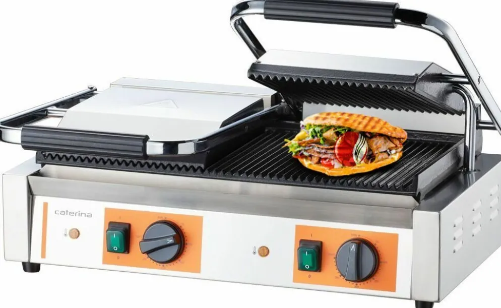 STALGAST Caterina Doppel-Kontaktgrill gerill, 570x360x200 mm, 3.6 kW