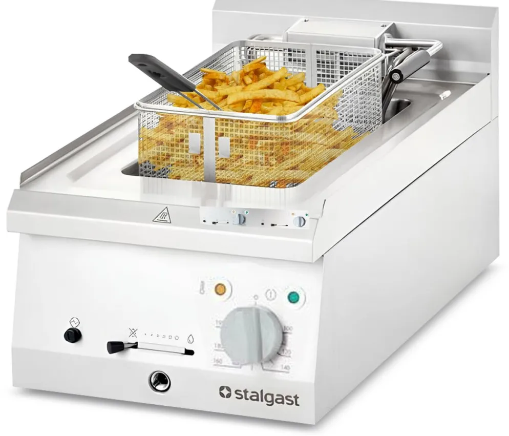 STALGAST Elektro-Fritteuse Tischgerät, 400 V, 9kW, 10L Becken