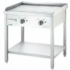 STALGAST Elektro-Griddleplatte - glatt, 800x700x850 mm, 400 V, 8,10 kW